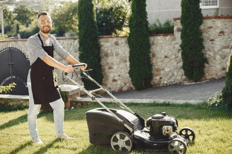 best electric lawn mower for large garden
